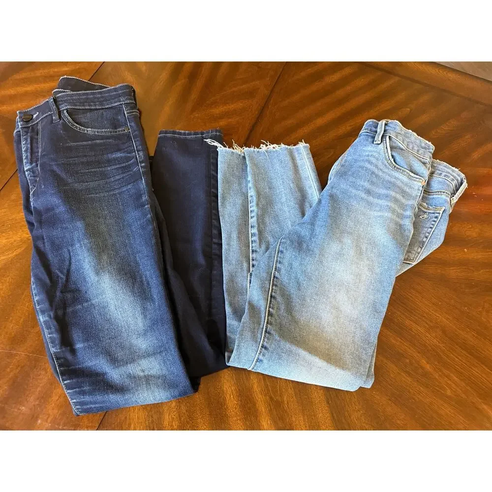 Lot of 2 Sam Edelman The Stiletto High Rise Skinny Jeans 29 Blue Stretch Casual
